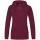 Kapuzenjacke Organic  maroon 48