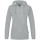 Hooded jacket Organic light grey melange 40