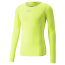 LIGA Baselayer Tee LS Yellow Alert