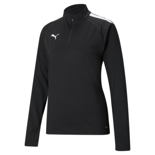 teamLIGA 1/4 Zip Top W Puma Black-Puma White