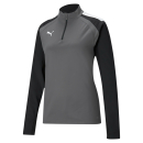 teamLIGA 1/4 Zip Top W Smoked Pearl-Puma White