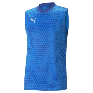 teamCUP Trainingsshirt SL Electric Blue Lemonade