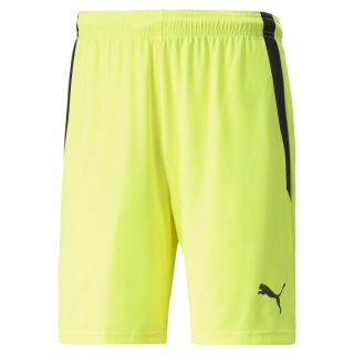 teamLIGA Short Yellow Alert-Puma Black