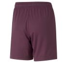 teamLIGA Short Junior Grape Wine-Puma White