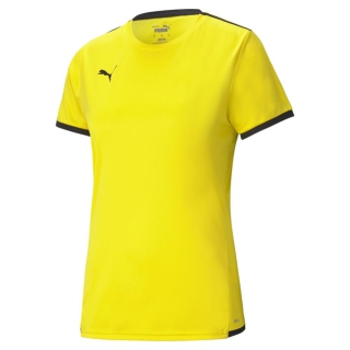 teamLIGA Jersey W Cyber Yellow-Puma Black