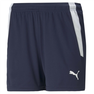 teamLIGA Shorts W Peacoat-Puma White