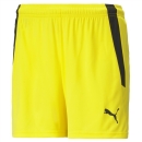 teamLIGA Damen-Short Cyber Yellow-Puma Black