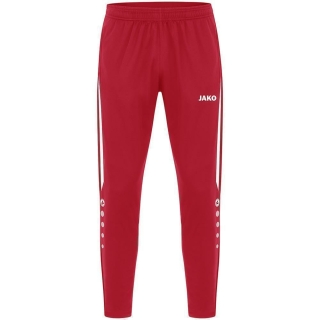 Polyester trousers Power red/white S