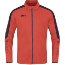 Polyester jacket Power flame/seablue 140