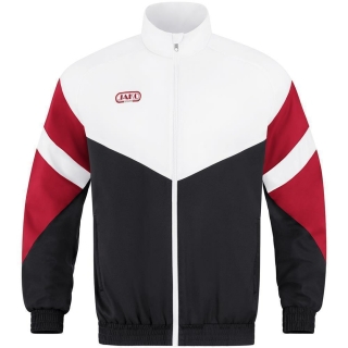 Jacket Retro black/white/red XL