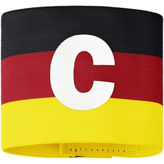 Kapitänsbinde schwarz/rot/gelb 1