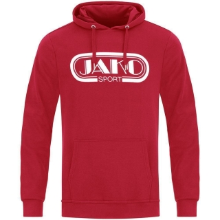 Kapuzensweat Retro rot XXL