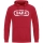 Kapuzensweat Retro rot XXL