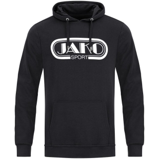 Kapuzensweat Retro schwarz XL