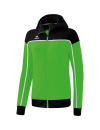 CHANGE by erima Training Jacket with hood green/black/white