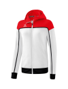 CHANGE by erima Training Jacket with hood white/red/black