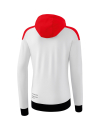 CHANGE by erima Trainingsjacke mit Kapuze weiß/rot/schwarz