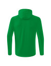 LIGA STAR Trainingsjacke mit Kapuze smaragd/weiß