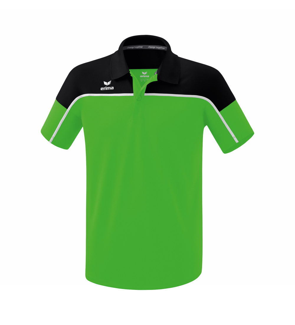 1112303,,,1112303-XXXL,CHANGE by erima Poloshirt green/schwarz/weiß,C 