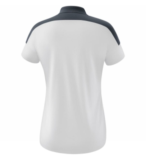 CHANGE by erima polo-shirt weiß/slate grey/schwarz