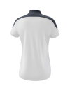 CHANGE by erima polo-shirt white/slate grey/black