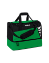 SIX WINGS Sports Bag with Bottom Compartment emerald/black