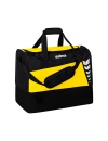 SIX WINGS Sports Bag with Bottom Compartment yellow/black