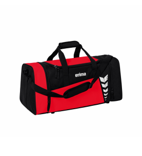 SIX WINGS Sporttasche rot/schwarz L
