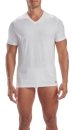 V-Neck T-Shirt (2er Pack) weiss