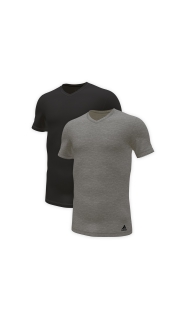 V-Neck T-Shirt (2er Pack) gemixt