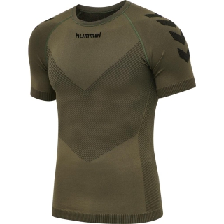 HUMMEL FIRST SEAMLESS JERSEY S/S  GRAPE LEAF