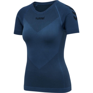 HUMMEL FIRST SEAMLESS JERSEY S/S WOMAN DARK DENIM