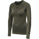 HUMMEL FIRST SEAMLESS JERSEY L/S WOMAN GRAPE LEAF