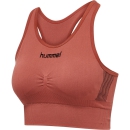 HUMMEL FIRST SEAMLESS BRA WOMAN MARSALA