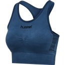 HUMMEL FIRST SEAMLESS BRA WOMAN DARK DENIM