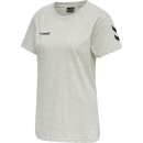 HMLGO COTTON T-SHIRT WOMAN S/S EGRET MELANGE