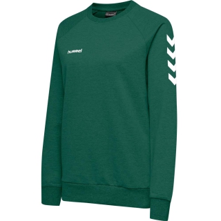 HMLGO COTTON SWEATSHIRT WOMAN EVERGREEN