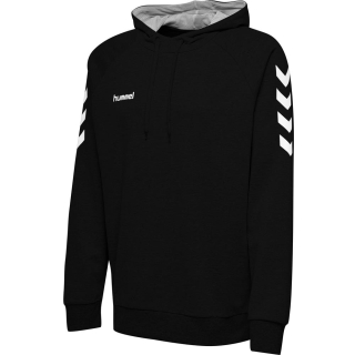 HMLGO COTTON HOODIE BLACK