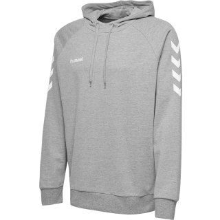 HMLGO COTTON HOODIE GREY MELANGE