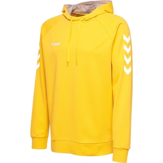 HMLGO COTTON HOODIE SPORTS YELLOW