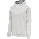 HMLGO COTTON HOODIE EGRET MELANGE