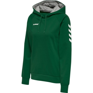 HMLGO COTTON HOODIE WOMAN EVERGREEN