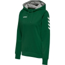 HMLGO COTTON HOODIE WOMAN EVERGREEN