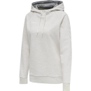 HMLGO COTTON HOODIE WOMAN EGRET MELANGE