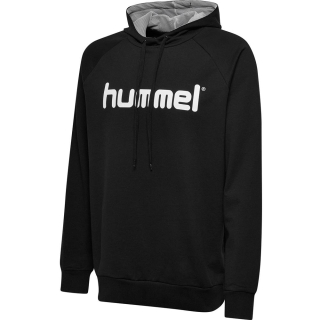 HMLGO COTTON LOGO HOODIE BLACK