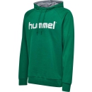 HMLGO COTTON LOGO HOODIE EVERGREEN