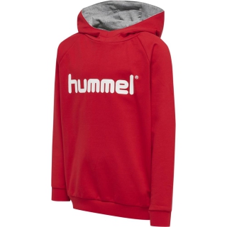 HMLGO KIDS COTTON LOGO HOODIE TRUE RED