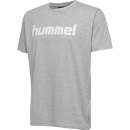 HMLGO COTTON LOGO T-SHIRT S/S GREY MELANGE