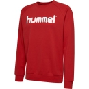 HMLGO COTTON LOGO SWEATSHIRT TRUE RED