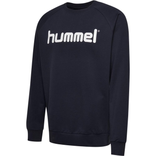 HMLGO COTTON LOGO SWEATSHIRT MARINE